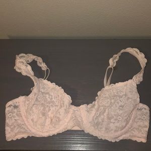 Aerie pink lace bra